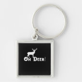 Porte-clés Oh Deer Clean Graphic Style  (Devant)