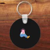 Porte-clés Oh Deer Graphic Artistic Design Keychain (Recto)