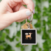 Porte-clés Oh Deer Minimal Clean Aesthetic (main)