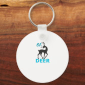 Porte-clés Oh Deer Minimal Design (Recto)