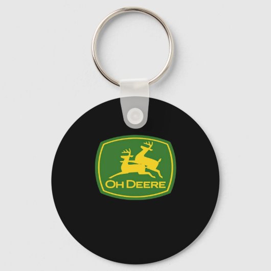 Porte-clés Oh Deer Minimal Modern Design Keychain (Recto)