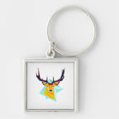 Porte-clés Oh Deer Minimal Rustic Style  (Devant)