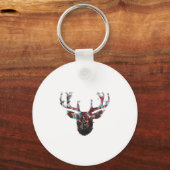 Porte-clés Oh Deer Minimal Style Keychain (Recto)