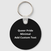 Porte-clés Oh Deer Queer Pride Minimal Artistic StyleKeychain (Verso)