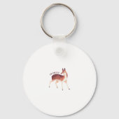 Porte-clés Oh Deer Whimsical Creative Design Keychain (Recto)
