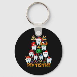 Porte-clés Oh Dentistree Fun Christmas Tree Dental Hygiène De