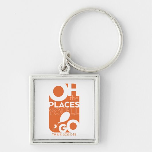 Porte-clés Oh, Les Endroits Où Tu Vas Aller ! Orange (Devant)