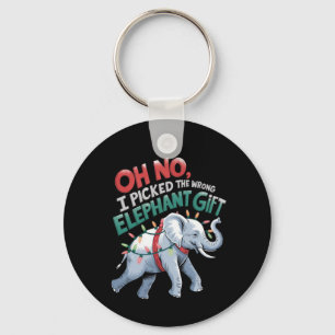 Porte-clés Oh non, j'ai pris le mauvais cadeau d'éléphant drô