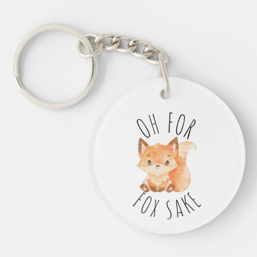 Porte-clés Oh pour Fox Sake (Devant)