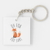 Porte-clés Oh pour Fox Sake (Dos)