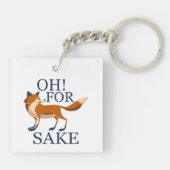 Porte-clés Oh pour le saké renard (Dos)