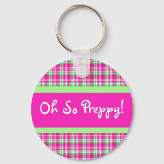 Porte-clés Oh, Préppy ! PInk et Porte - clé vert
