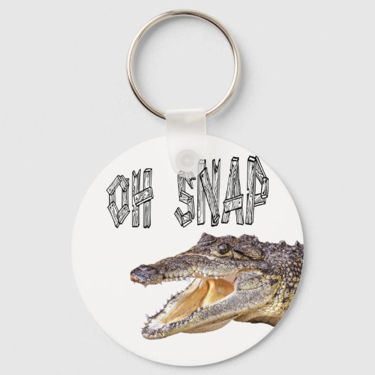 Porte-clés OH SNAP - Angry Gator (Recto)