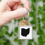 Porte-clés Ohio de Black and White (main)