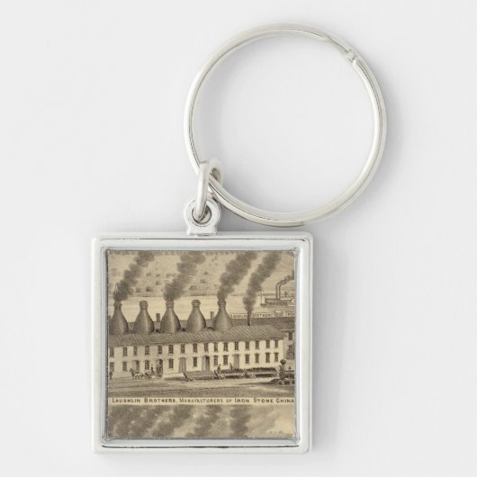 Porte-clés Ohio Valley Pottery, Laughlin Brothers (Devant)