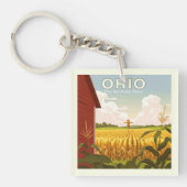 Porte-clés Ohio vintage (Devant)