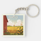 Porte-clés Ohio vintage (Dos)