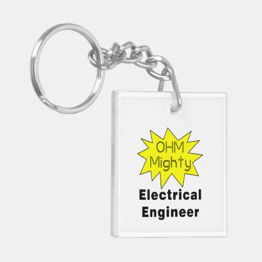 Porte-clés Ohm Mighty Electrical Engineer (Devant gauche)