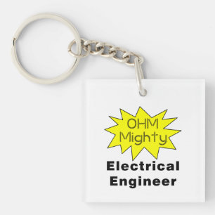 Porte-clés Ohm Mighty Electrical Engineer