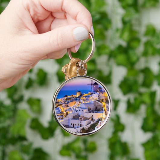 Porte-clés Oia Santorin (Main)