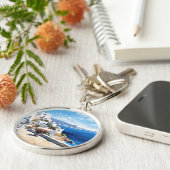 Porte-clés Oia Santorini (Côté)