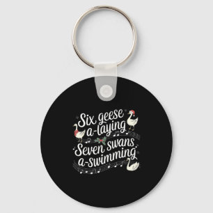 Porte-clés Oie de Noël 67 6 Oies Pondent 7 Cygnes Nagent