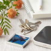 Porte-clés Oie de nuit - West Yellowstone, Montana (Côté)