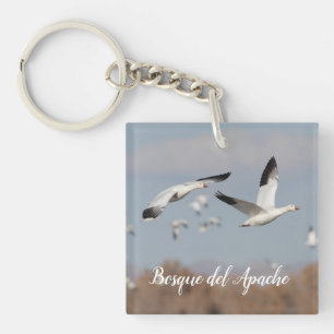 Porte-clés Oies dans le ciel du Bosque del Apache