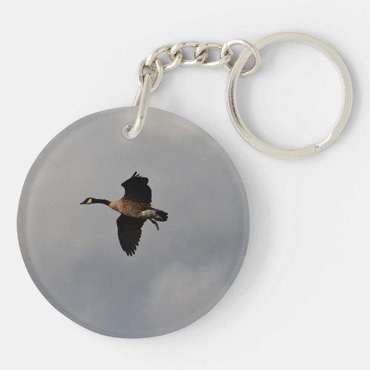 Porte-clés Oies du Canada (Dos)