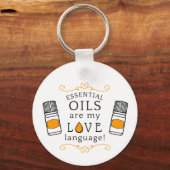 Porte-clés Oils Are My Love Language Key Chain Gold/Yellow (Verso)