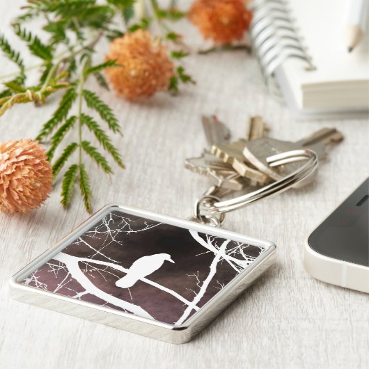 Porte-clés oiseau 79 Corbeau (Côté)