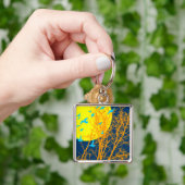 Porte-clés oiseau à silhouette (main)