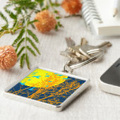 Porte-clés oiseau à silhouette (Côté)