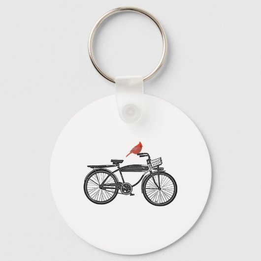 Porte-clés Oiseau à vélo (Recto)