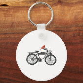 Porte-clés Oiseau à vélo (Recto)