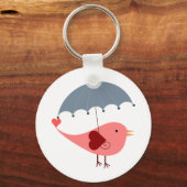 Porte-clés Oiseau Aux Parapluies (Recto)