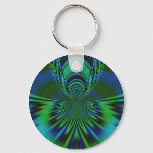 Porte-clés Oiseau Bleu (Recto)