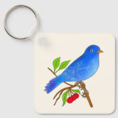 Porte-clés Oiseau bleu (Recto)