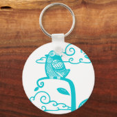 Porte-clés Oiseau bleu (Recto)