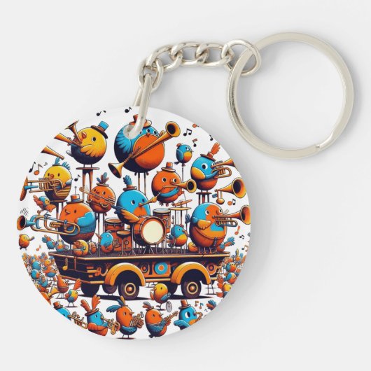 Porte-clés Oiseau bruyant (Dos)