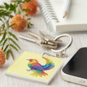 Porte-clés Oiseau Coloré (Devant Droit)