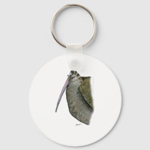 Porte-clés oiseau de bécasse des bois, fernandes élégants
