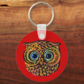 Porte-clés oiseau de chouette (Recto)