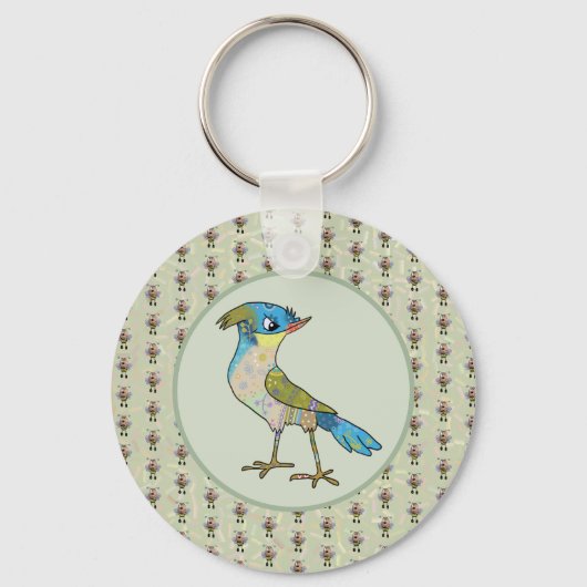 Porte-clés Oiseau de Crazy (Recto)