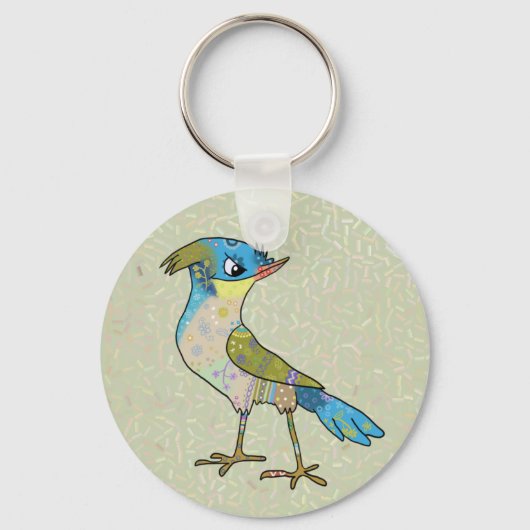 Porte-clés Oiseau de Crazy (Recto)