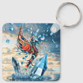 Porte-clés Oiseau de glace (Dos)