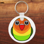 Porte-clés Oiseau de pêche vert (Recto)