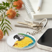 Porte-clés Oiseau de perroquet tropical (Devant droit)