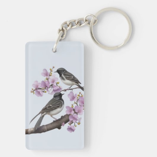 Porte-clés Oiseau de queue (Dos)