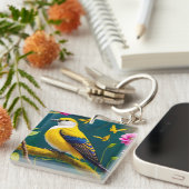 Porte-clés Oiseau doré (Devant Droit)